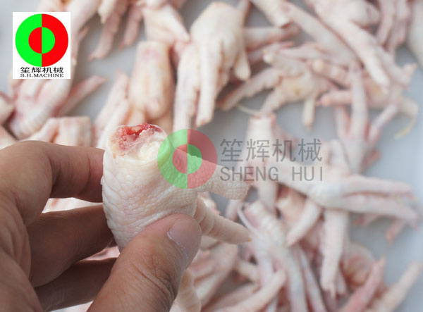 切雞爪機