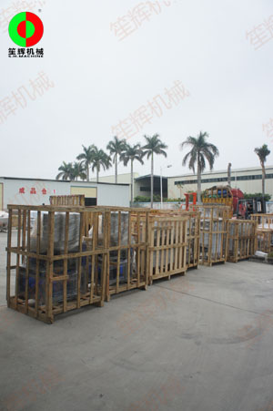 廣東珠海客戶定購(gòu)大批蔬果處理生產(chǎn)線及相關(guān)設(shè)備出貨了！